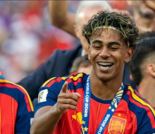 Spanish team player with medals